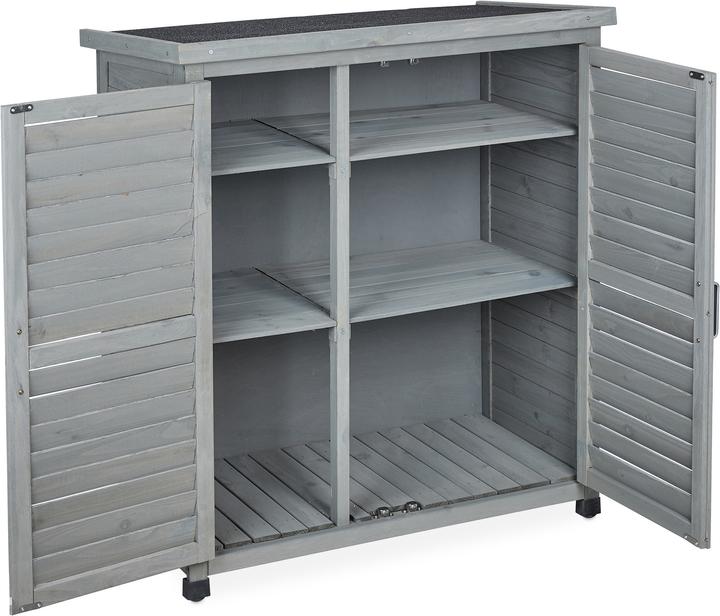 Actual product image Relaxdays Garden cabinet