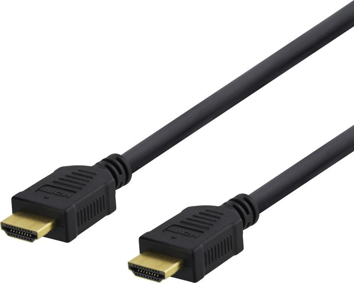 Actual product image Deltaco HDMI-1050D - HDMI med Ethernet - Cable - Digital/Display/Video (5 m, HDMI)