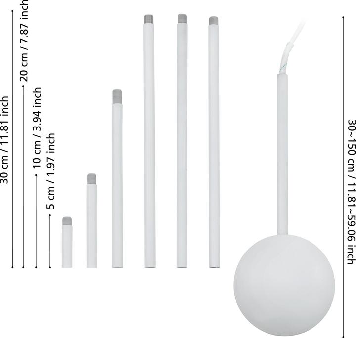 Image du produit EGLO Extension (Conduit, 157 cm)