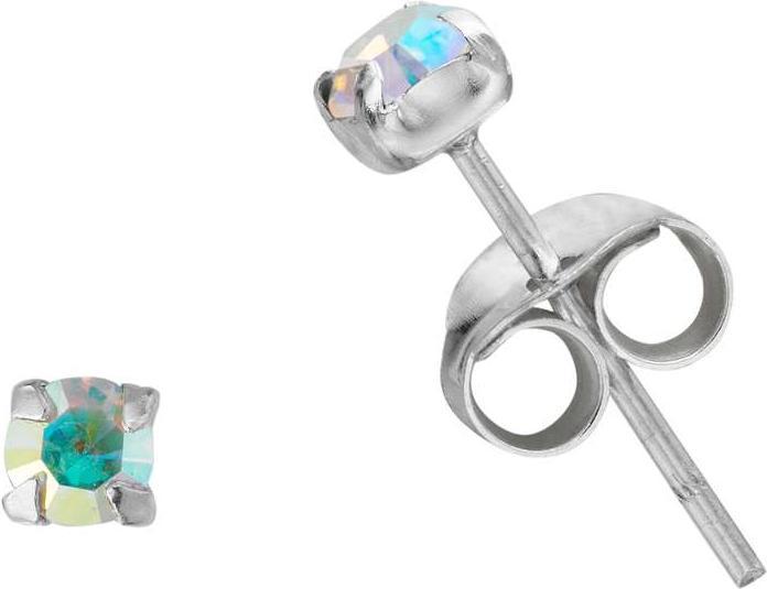Image du produit Bijouteria Clous d'oreille (Argent 925, Cristallin)