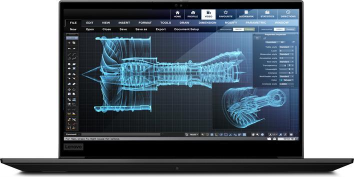 Produktbild Lenovo ThinkPad P1 Gen2 (15.60", Intel Core i7-9850H, 16 GB, 512 GB, DE)