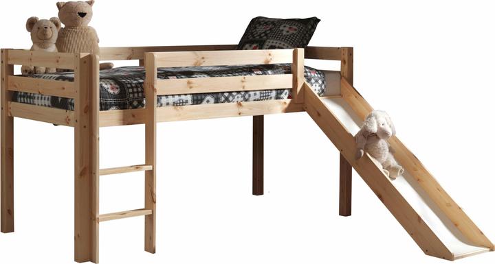 Actual product image Vipack Princess Sophie half-high bed with slide (90 x 200 cm)