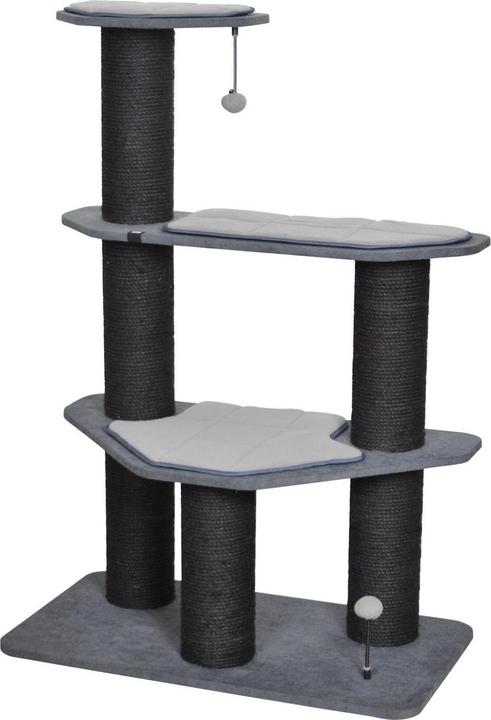 Actual product image EBI Cat Tree Meru Black Sisal (129 cm, Dark grey)