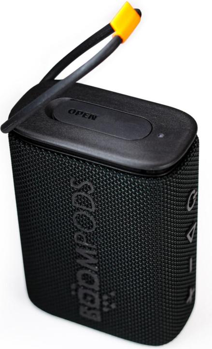 Actual product image Boompods Beachboom Ocean - Black (5 h, Rechargeable battery operated, USB power delivery)