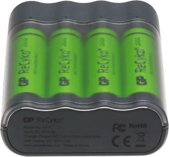 Produktbild GP Batteries Battery Charger Charge Anyway (1 Stk., AAA, AA, 2600 mAh, Ladegerät inkl. Akku)