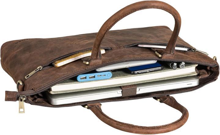 Actual product image Stilord Bailey Laptoptasche mit Trolley-Aufsteckfunktion (16")