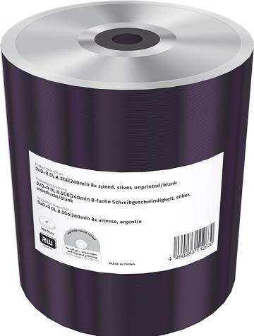 Image du produit MediaRange DVD+R 8x double couche Shrink (100 x)