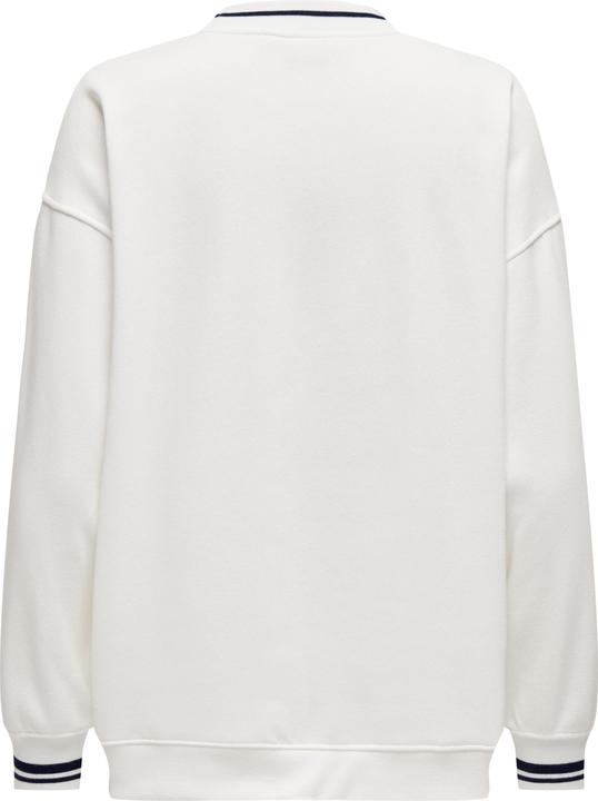 Actual product image Only Regular fit Round neck Low shoulder Sweatshirt Sweatshirt (M)