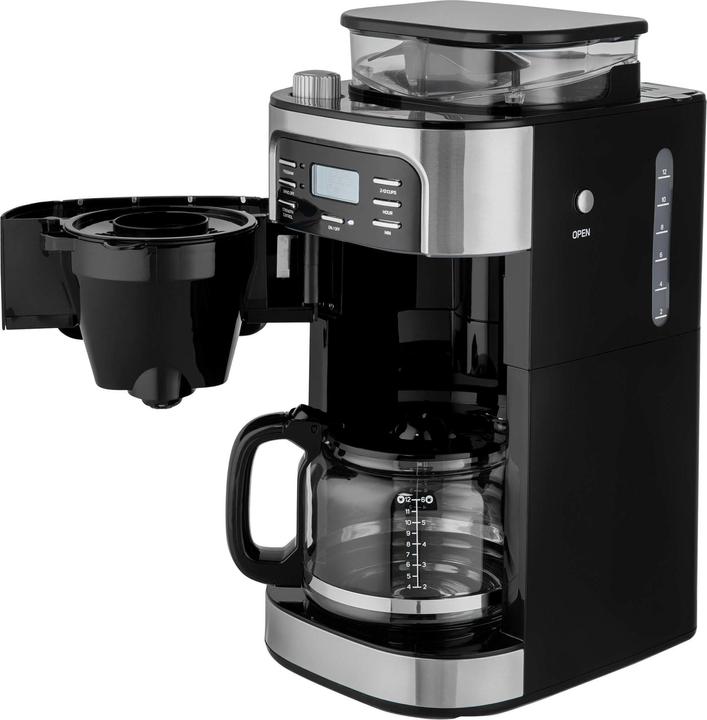 Produktbild Sencor SCE 7000BK Kaffeemaschine in Schwarz und Silber