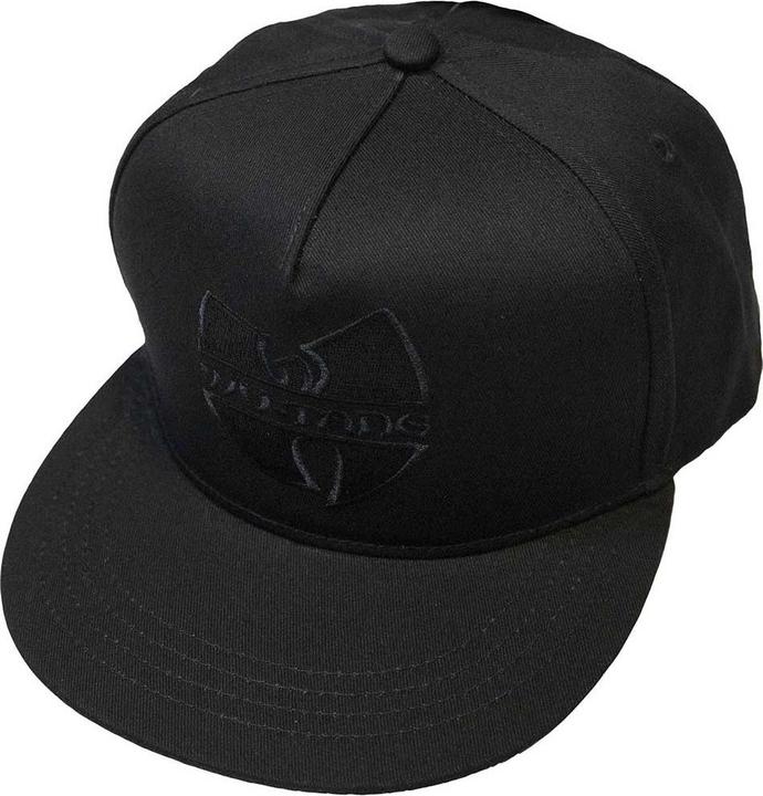 Wu Tang Clan Black Logo Snapback Cap