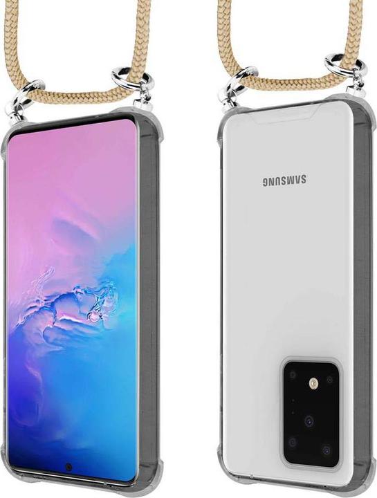 Produktbild Cadorabo TPU Handy Kette SILBER Cover