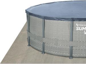 Produktbild Summer Waves Pool Natural Rattan Elite-Rahmen 488 X 122 Cm