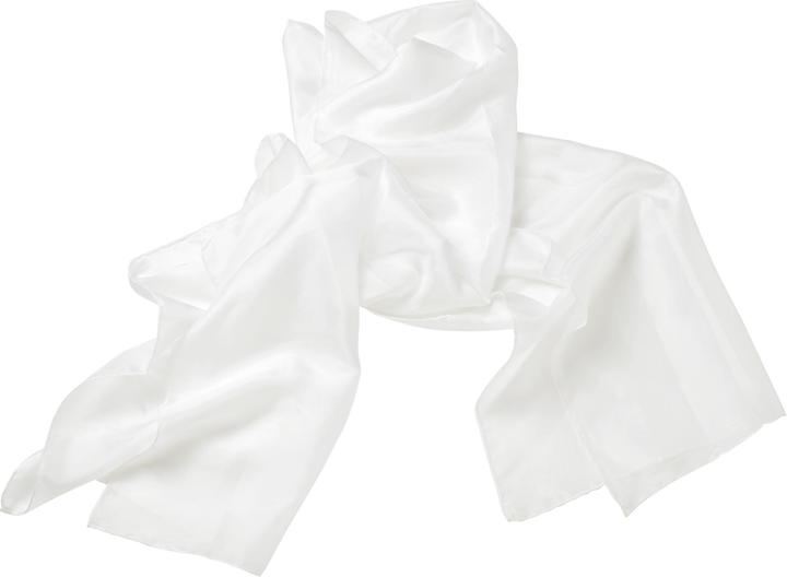 Image du produit Ideen Écharpe Pongé 05, blanc, 40x150 cm