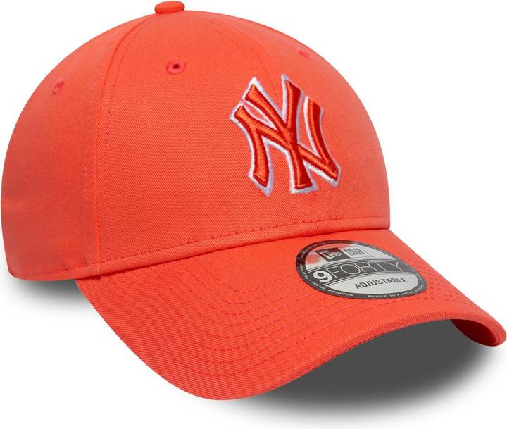 New Era 9Forty Strapback Cap Outline New York Yankees Orange