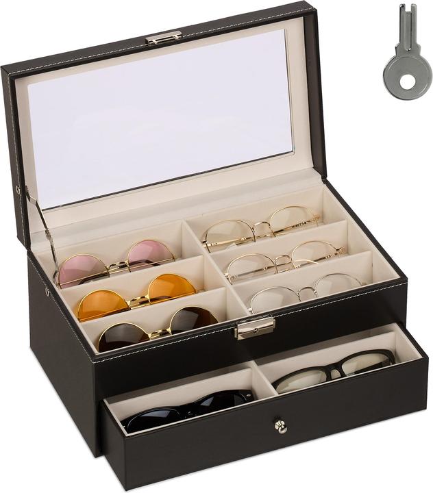Produktbild Relaxdays Brillenbox