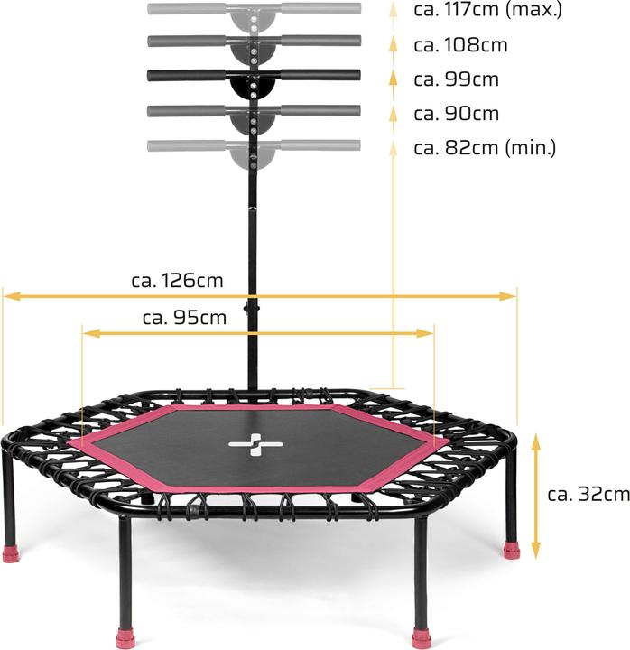 Produktbild Sportplus Fitness Trampolin (126 cm)
