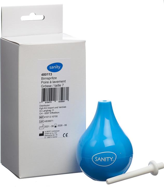 Image du produit Sanity Seringue à poire Gr7 143ml en deux parties