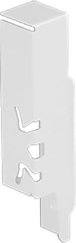 Hettich Back panel connector ArciTech, white (30 pcs.)