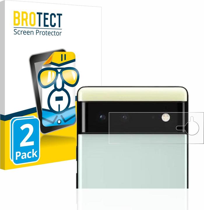 Produktbild BROTECT Schutzfolie Displayschutz Klar (2 Stück, Google Pixel 6)