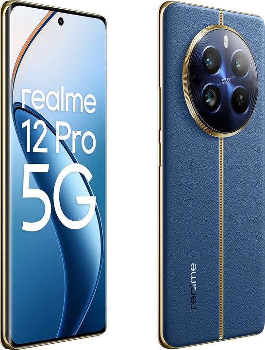 Image du produit realme 12 Pro 5G 12Gb 256Gb 6.7 (256 Go, Submariner Blue, 263.78", Double SIM, 50 Mpx, 5G)