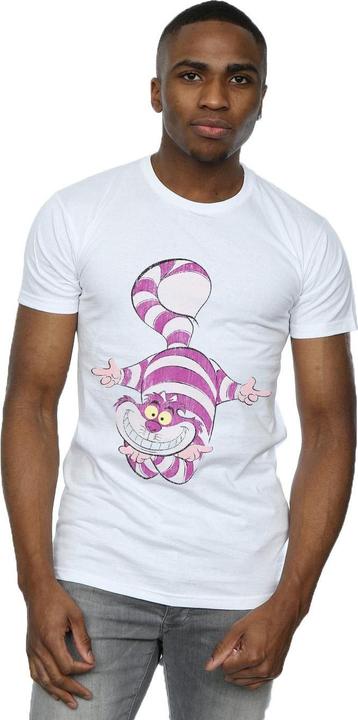 Image du produit Disney Mens Alice In Wonderland Cheshire Cat Upside Down T-Shirt (4XL)