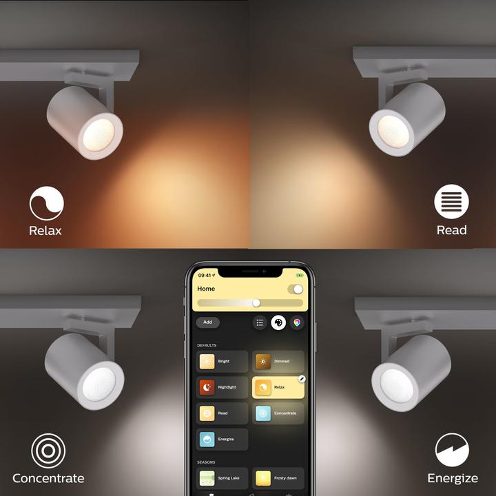 Image du produit Philips Hue Argenta Base BT (350 lm, GU10)