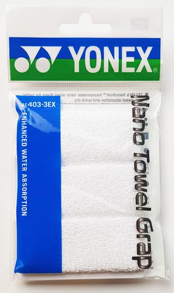Produktbild Yonex AC403-3EX Nano Towel Grap Dreierpack weiss