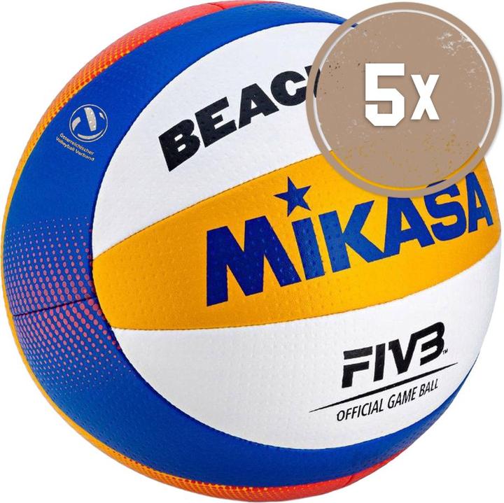 Mikasa 5er Ballpaket Beach Pro BV550C ÖVV (5)
