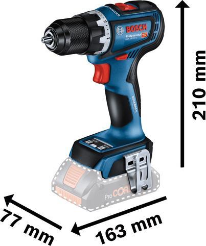 Produktbild Bosch Professional Akku-Bohrschrauber GSR 18V-90 C (2x4.0Ah ProCore, GAL 18V-40, L) (Akkubetrieb)