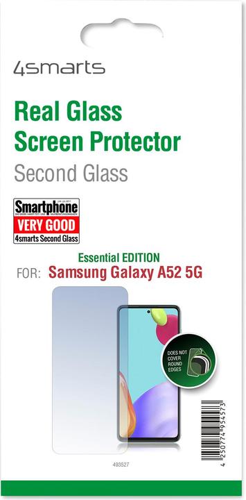 Produktbild 4smarts Second Glass Essential (1 Stück, Samsung Galaxy A52 5G, Samsung Galaxy A52, Samsung Galaxy A52s 5G)