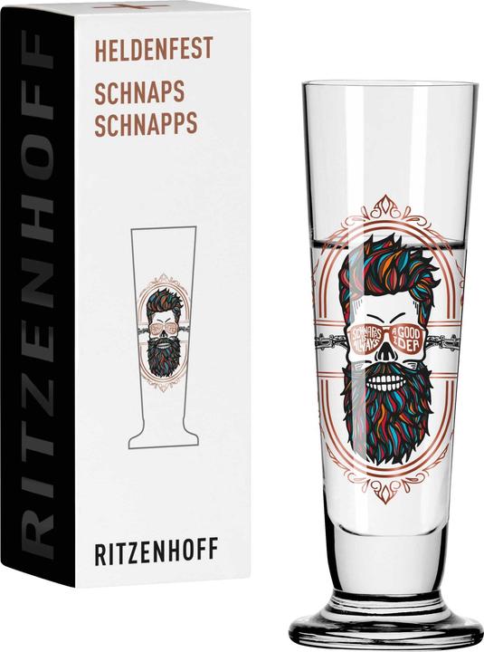 Image du produit Ritzenhoff Verre à liqueur Fête des Héros No. 4 - Santiago Sevillano 52 ml (0.52 dl, 1 x, Verre à fusil)
