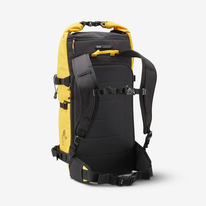 Produktbild Wedze Roll Top Strong Freeride 30 L Ski/Snowboard Backpack - Yellow (30 l)