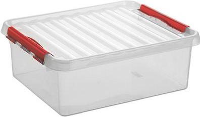 Produktbild Sunware Q-line Aufbewahrungsbox 25L transparent rot (25 l)