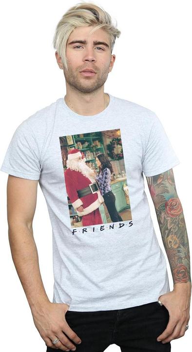 Actual product image Friends Mens Chandler Claus T-Shirt (S)