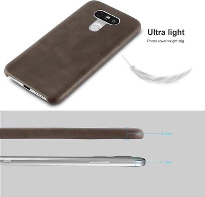 Actual product image Cadorabo Hard cover faux leather with texture (G5)