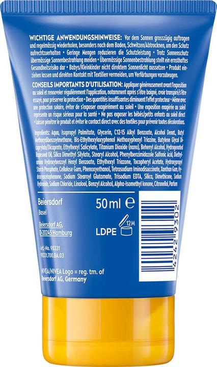 Produktbild NIVEA DUPLIKAT Sun Sun Protect & Moisture To Go Mini (Sonnencreme, SPF 30, 50 ml, 65 g)