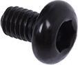 Actual product image Aquatuning Screw ISO 7380 M3 x 6 hexagon socket lens head - black matt