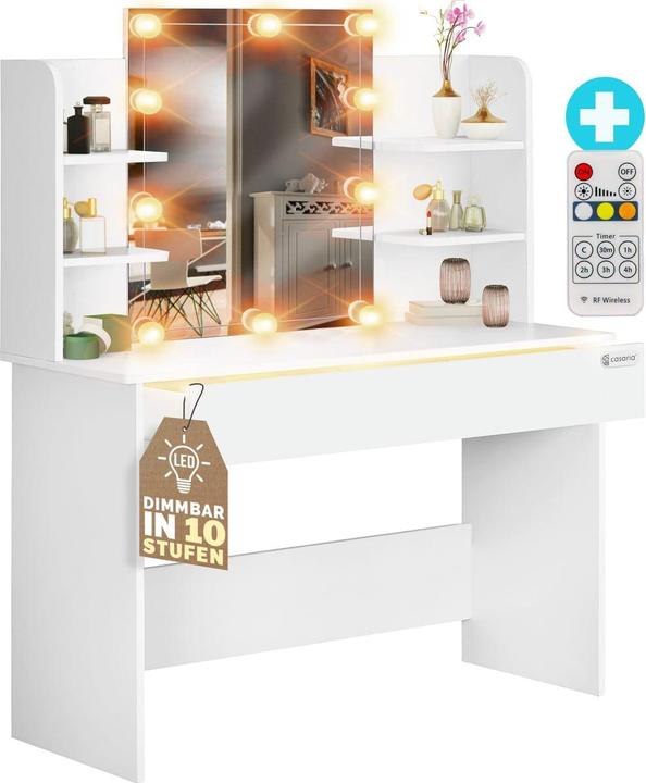 Produktbild Casaria Schminktisch (108 x 40 x 140 cm)