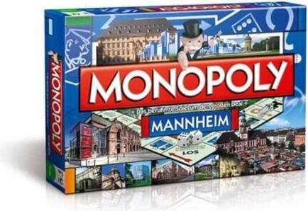 Actual product image Winning Moves Merc Monopoly - Mannheim board game (German)