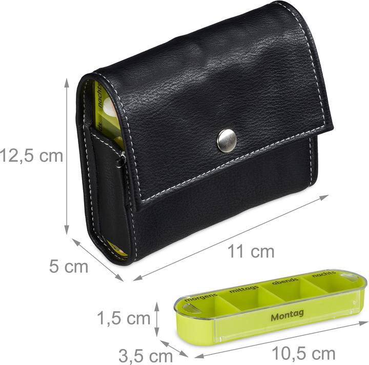 Actual product image Relaxdays Pill Box
