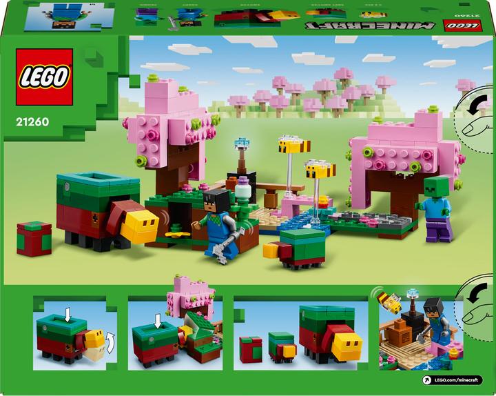 Actual product image LEGO The cherry blossom garden (21260, LEGO Minecraft)