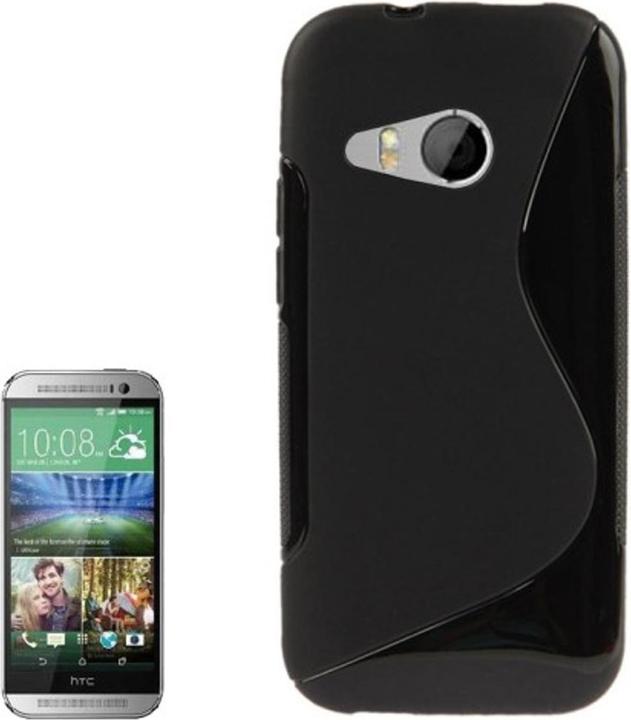 Actual product image König Design Mobile Phone Cover TPU Protective Case for HTC One mini 2 Black (HTC One Mini 2)