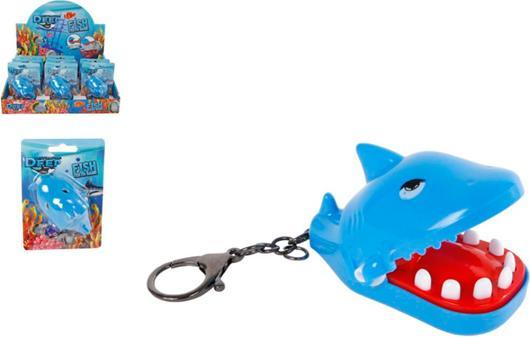 Actual product image Sombo Biting Shark Blue Display