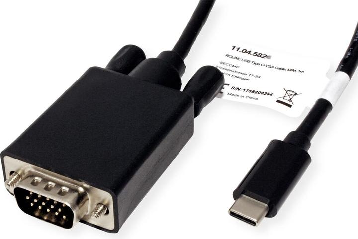 Image du produit Roline USB Typ C — VGA (VGA, 300 cm)