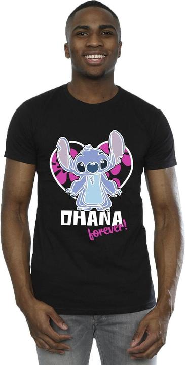 Produktbild Disney Lilo And Stitch Ohana Forever Heart TShirt (L)