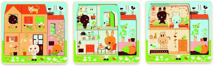 Actual product image Djeco Chez Carot (12 pieces)