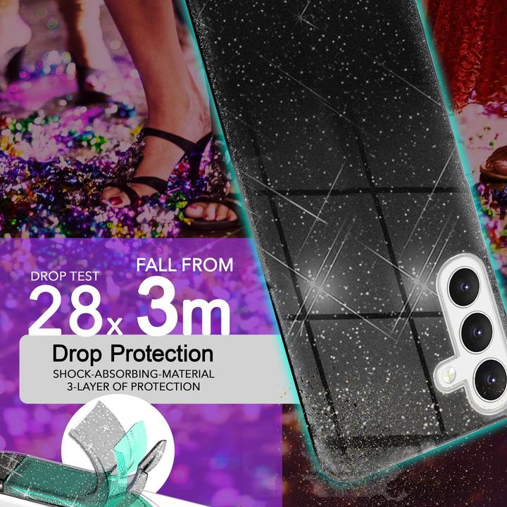 Produktbild Nalia Glitzer Hybrid Hülle (Samsung Galaxy S24+)