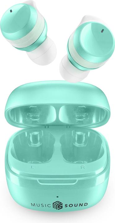 Actual product image Cellularline Music Sound Flow Wireless In-ear Headset Music and Bluetooth Calls Green (No noise cancelling, 25 h, Wireless)