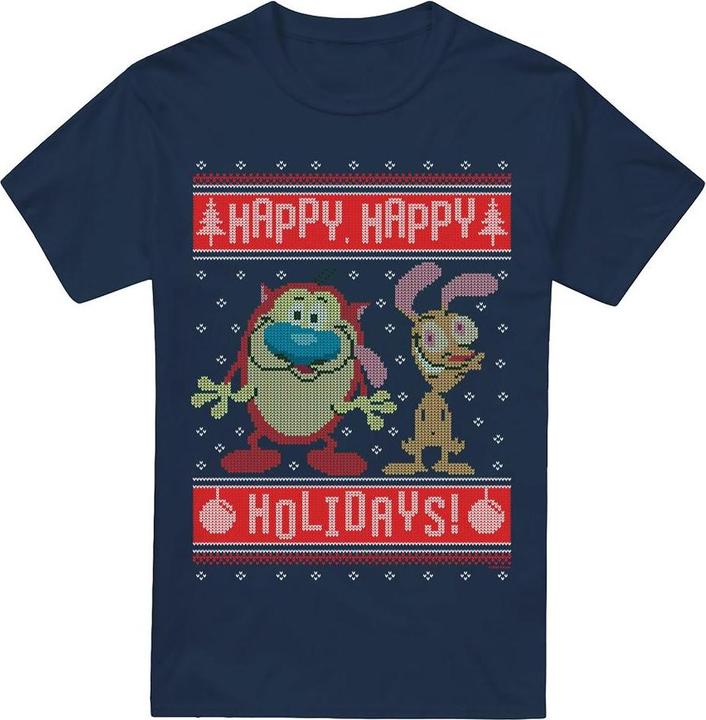 Produktbild Ren & Stimpy Happy Happy Holidays TShirt (4XL)