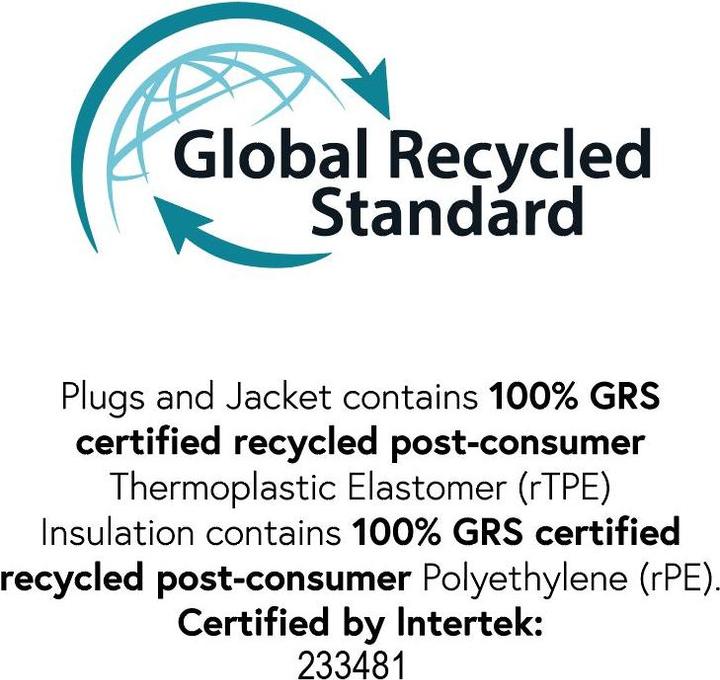 Nutritional values and ingredients eSTUFF 100% Recycled Super Soft TPE (1 m, USB 2.0)